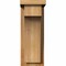 Ekena Millwork Huntington Rough Sawn Corbel w/Backplate, Western Red Cedar, 6"W x 8"D x 16"H COR06X08X16HUN01RWR - alternate 4